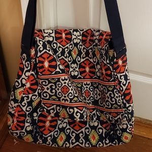 Vera bradley computer shoulder bag auburn tigers